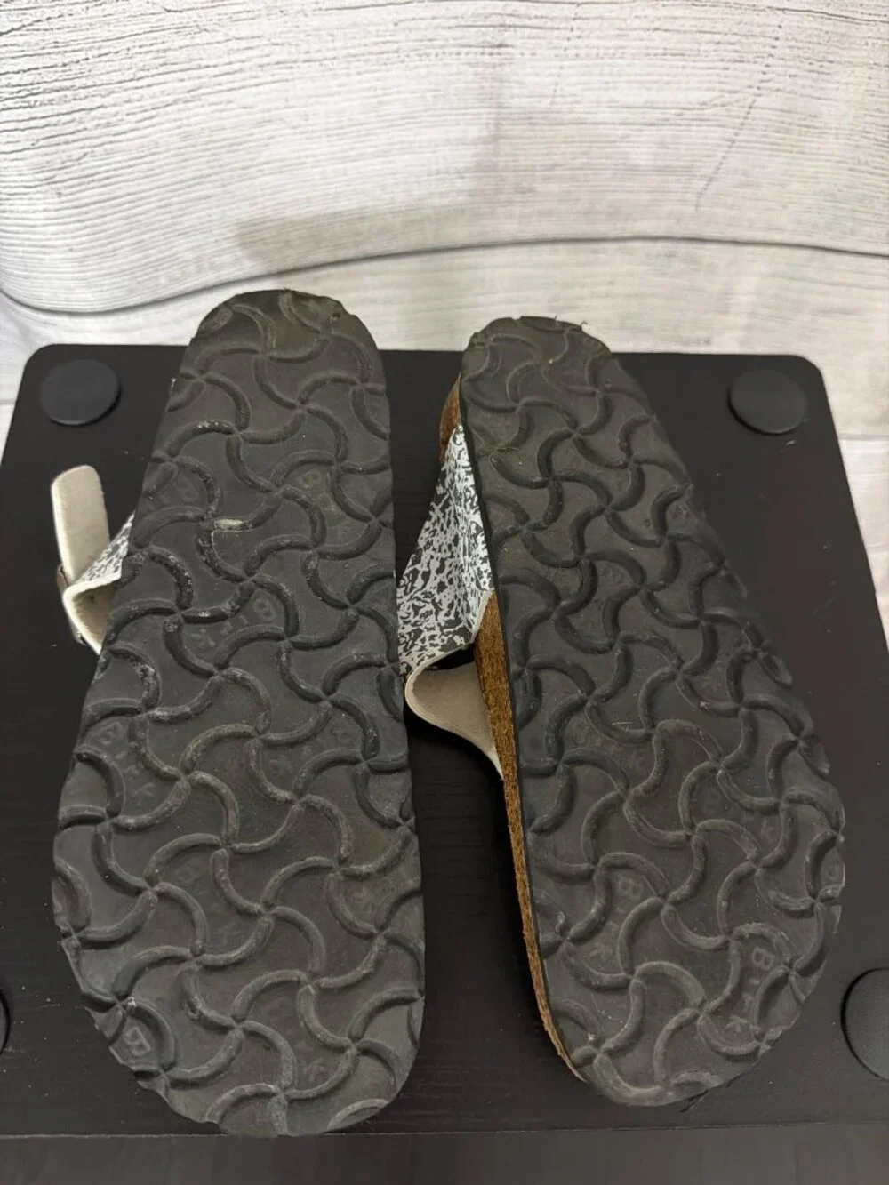 Birkenstock Speckled Gizeh Sandals Size 38